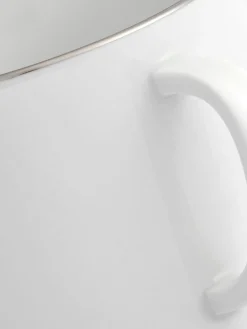 Clearance Meissen Tasses artisanales en porcelaine Vitruv, 2 pièces Blanc avec bord platine