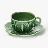 Sale BORDALLO PINHEIRO Tasses avec sous-tasses Cabbage, 4 pièces