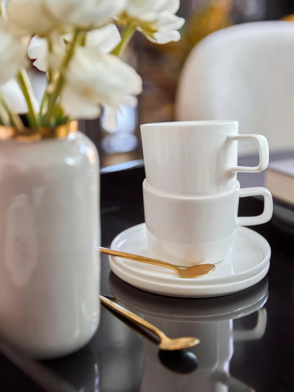 Online ASA Selection Tasses avec sous-tasses en porcelaine Oco, 6 élém.