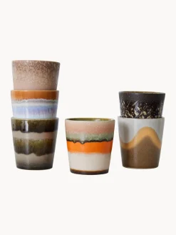 Online HKLIVING Tasses en céramique émaillée peinte à la main 70s Ceramic, 6 élém. Design 2