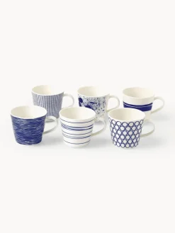 Outlet ROYAL DOULTON Tasses en porcelaine Pacific Blue, 6 élém.