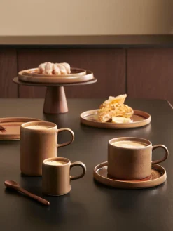Sale ASA Selection Tasses émaillées Gobi, 6 pièces Taupe, brun