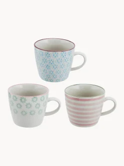 Best Bloomingville Tasses peintes à la main Patrizia, 3 élém.