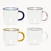Outlet Hübsch Tasses soufflées bouche Kiosk, 4 élém.