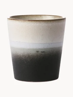 Outlet HKLIVING Tasses XS artisanales 70's, 4 pièces Tons beiges et noirs
