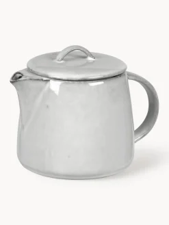 Online Broste Copenhagen Théière artisanale Nordic Sand, 1 L Gris clair, chiné