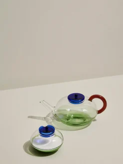 New Hübsch Théière soufflée bouche NoRush, 900 ml