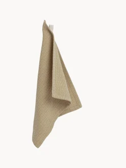 Discount The Organic Company Torchon en coton bio Joseph Beige, blanc