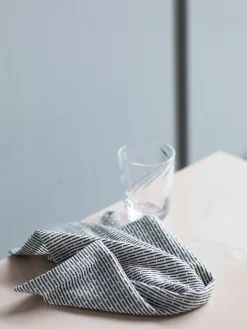 Best The Organic Company Torchon en coton bio Joseph Blanc, anthracite