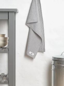 Discount The Organic Company Torchon en coton bio Lupin Blanc, anthracite