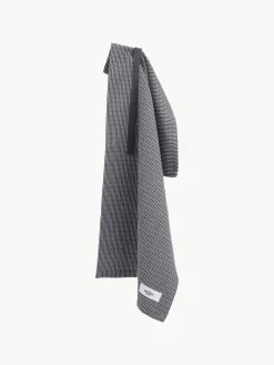 Best The Organic Company Torchon en coton bio Lupin Anthracite, blanc