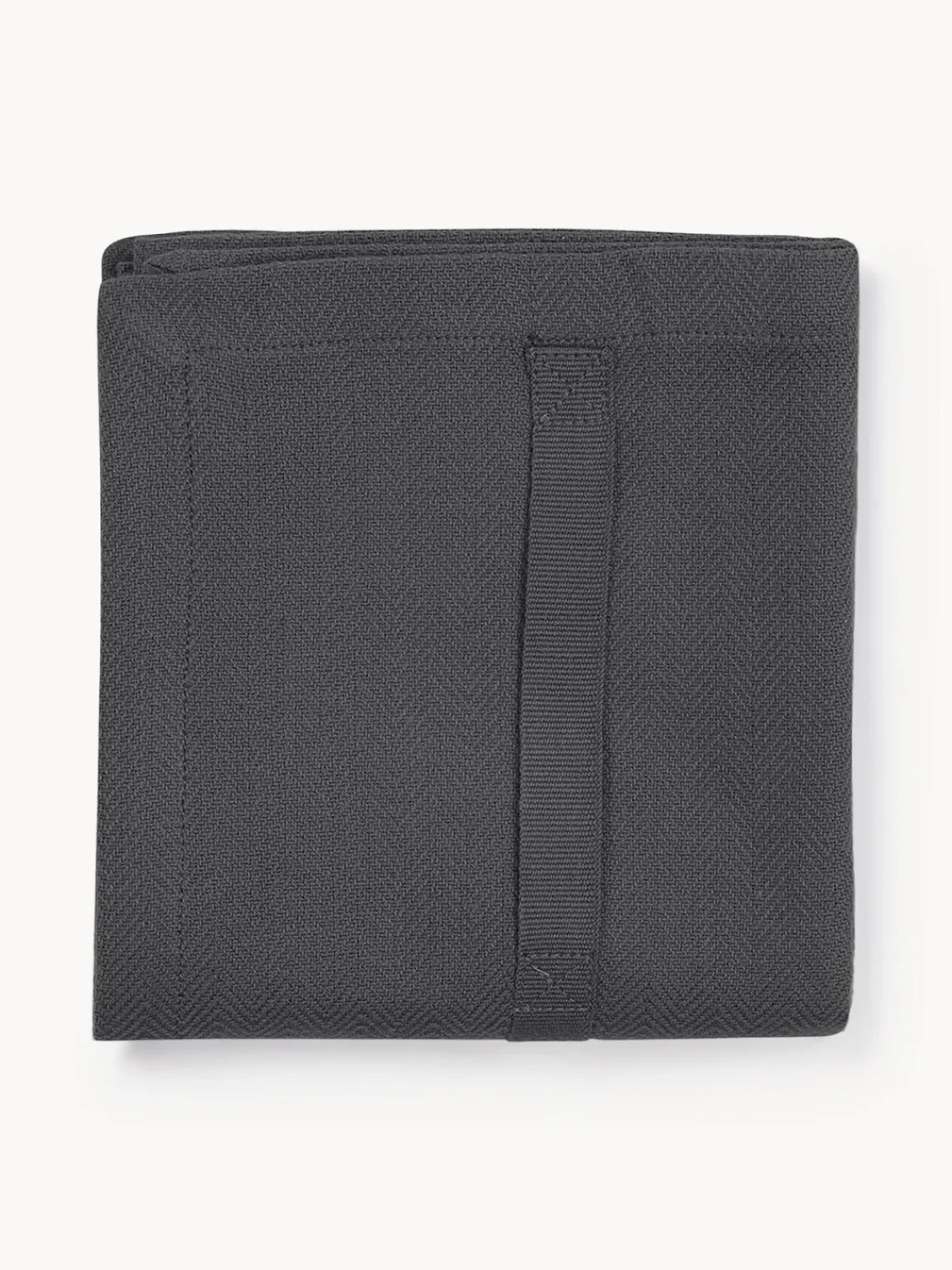 New The Organic Company Torchon en coton bio Tangled Gris foncé