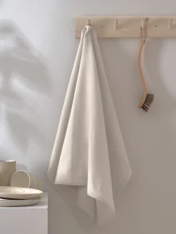 Outlet The Organic Company Torchon en coton bio Tangled Beige clair