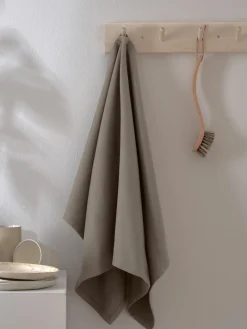 Hot The Organic Company Torchon en coton bio Tangled Brun