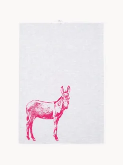 New Frohstoff Torchon sérigraphié à la main Donkey