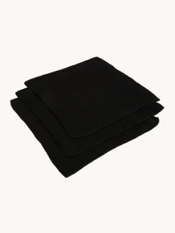 Fashion Södahl Torchons en coton Soft, 3 pièces Noir
