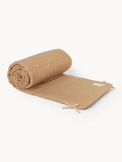 Hot Nobodinoz Tour de lit en coton bio Nest Brun clair, blanc