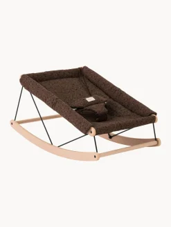 Hot Nobodinoz Transat bébé en hêtre Growing Green Bois de hêtre, brun foncé, motif panthère