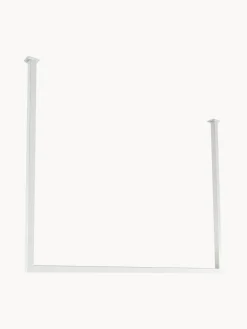 Outlet Metallbude Tringle à vêtements en métal Tensi Blanc
