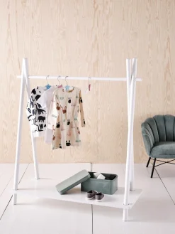 Online Jotex Tringle à vêtements pour enfant Alicante Bois blanc laqué