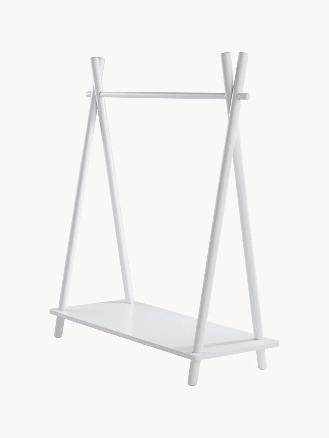 Online Jotex Tringle à vêtements pour enfant Alicante Bois blanc laqué
