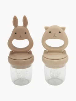 Online Konges Slojd Tétines grignoteuses Bunny, 2 élém. Tons beiges