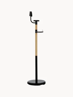 Best ANDREA HOUSE Valet Esteban Noir, bois d'hévéa