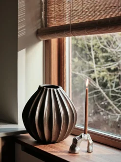 Best Broste Copenhagen Vase artisanal avec émail réactif Wide, haut. 25 cm