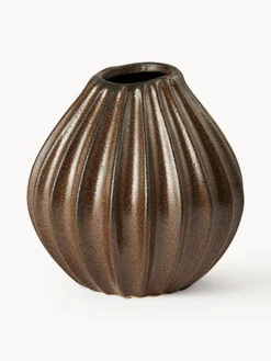 Best Broste Copenhagen Vase artisanal avec émail réactif Wide, haut. 15 cm