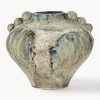 Best Bloomingville Vase artisanal en grès cérame Cophia, haut. 15 cm