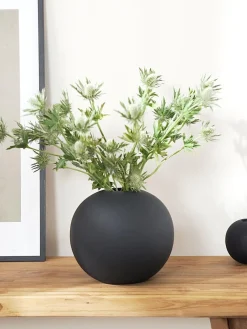 Online Cooee Design Vase boule artisanal Ball, Ø 20 cm Noir