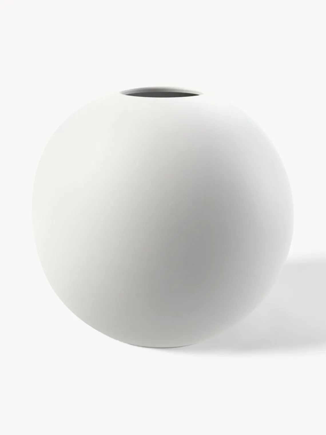 New Cooee Design Vase boule artisanal Ball, Ø 20 cm Blanc cassé