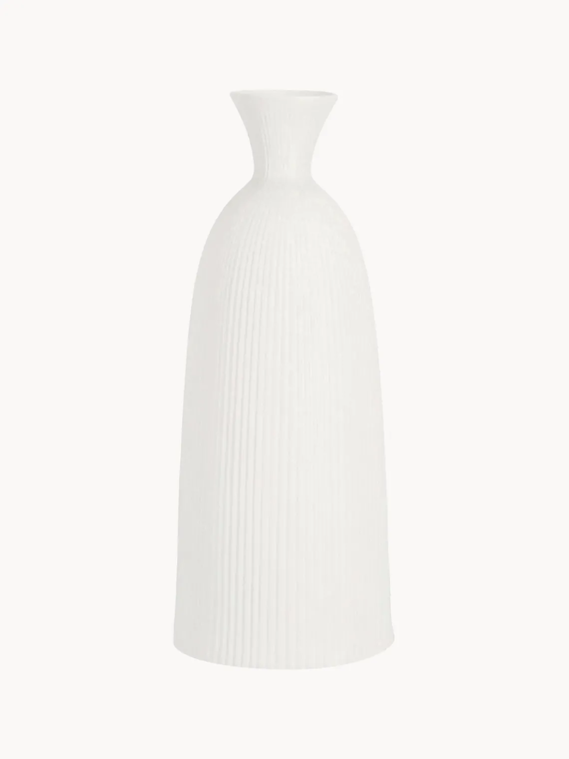Fashion Bizzotto Vase design en céramique Striped, haut. 57 cm