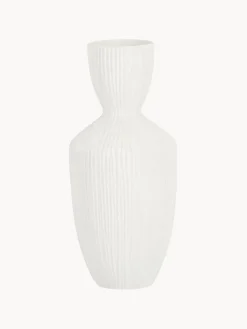 Clearance Bizzotto Vase design en céramique Striped, haut. 36 cm