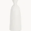 Discount Bizzotto Vase design en céramique Striped, haut. 46 cm