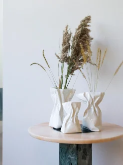 New Driade Vase design en porcelaine Adelaide, haut. 14 cm