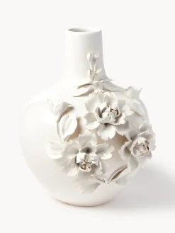 Fashion Pols Potten Vase design en porcelaine Rose, haut. 37 cm