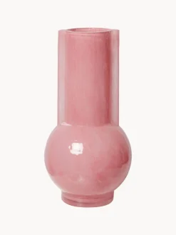 Hot HKLIVING Vase design en verre Flamingo, haut. 25 cm