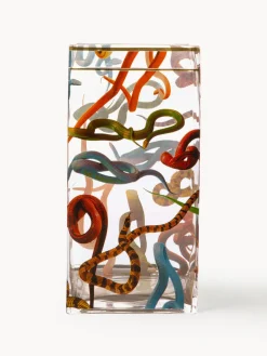Hot SELETTI Vase design en verre Serpents, haut. 30 cm Snakes