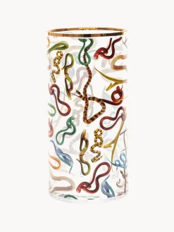 Online SELETTI Vase design en verre Serpents, haut. 30 cm Snakes