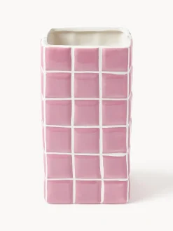 Outlet &k Amsterdam Vase design look carrelage Tile, haut. 21 cm