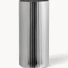 Fashion GEORG JENSEN Vase en acier inoxydable strié Bernadotte, haut. 26 cm