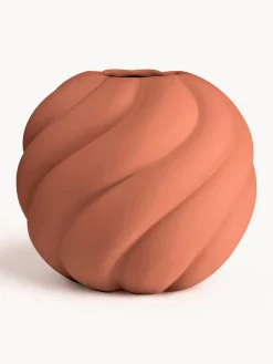 Discount Cooee Design Vase en céramique peint à la main Twist Ball, haut. 20 cm