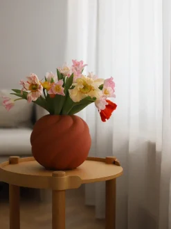 Discount Cooee Design Vase en céramique peint à la main Twist Ball, haut. 20 cm