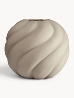 Outlet Cooee Design Vase en céramique peint à la main Twist Ball, haut. 20 cm