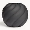 New Cooee Design Vase en céramique peint à la main Twist Ball, haut. 20 cm