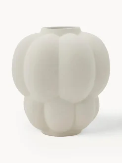 Fashion AYTM Vase en céramique Uva, haut. 22 cm Blanc cassé, mat