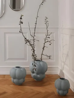 Discount AYTM Vase en céramique Uva, haut. 35 cm Gris-bleu, mat