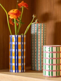 Online &k Amsterdam Vase en porcelaine fait main Clash, haut. 13 cm