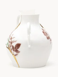 Online SELETTI Vase en porcelaine Kintsugi, haut. 19 cm